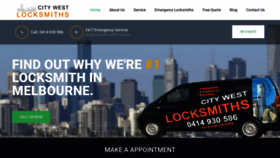 What Citywestlocksmiths.com.au website looked like in 2020 (3 years ago)
