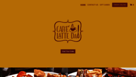 What Caffelatteda.com website looked like in 2020 (3 years ago)