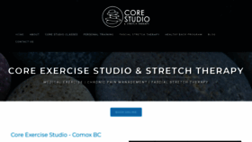 What Corestudiostretch.com website looked like in 2020 (3 years ago)