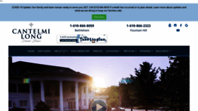 What Cantelmifuneralhome.com website looked like in 2020 (3 years ago)