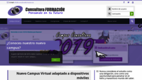 What Campusconsultoraformacion.es website looked like in 2020 (4 years ago)
