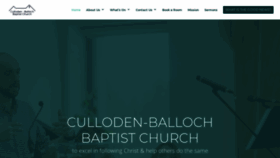 What Cullodenbaptist.com website looked like in 2020 (3 years ago)