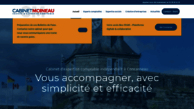 What Cabinetmoineau.fr website looked like in 2020 (3 years ago)