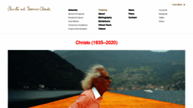 What Christojeanneclaude.net website looked like in 2020 (3 years ago)