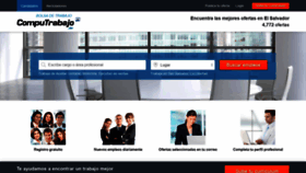 What Computrabajo.sv website looked like in 2020 (3 years ago)