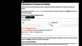 What Conversor-de-medidas.com website looked like in 2020 (3 years ago)