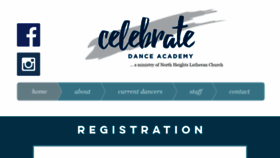 What Celebratedanceacademy.com website looked like in 2020 (3 years ago)