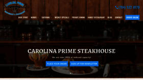 What Carolinaprimecharlotte.com website looked like in 2020 (3 years ago)