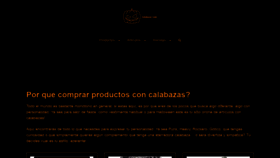 What Calabazar.com website looked like in 2020 (3 years ago)