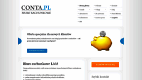 What Conta.pl website looked like in 2020 (3 years ago)