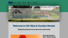 What Ciovillas.com website looked like in 2020 (3 years ago)