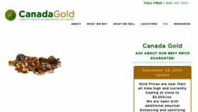 What Canadagold.ca website looked like in 2020 (3 years ago)