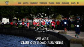 What Clubolyrunning.com website looked like in 2020 (3 years ago)