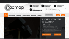What Cadmap.co.uk website looked like in 2020 (4 years ago)