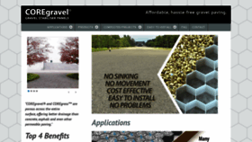 What Coregravel.com website looked like in 2020 (3 years ago)