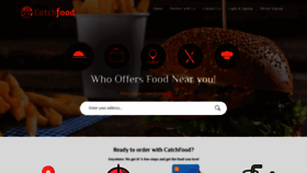 What Catchfood.com website looked like in 2020 (3 years ago)