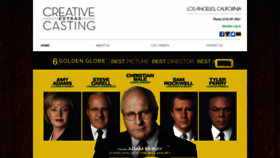 What Creativeextrascasting.com website looked like in 2020 (3 years ago)