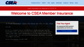 What Cseainsurance.com website looked like in 2020 (3 years ago)