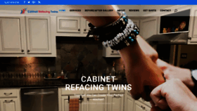 What Cabinetrefacingtwins.com website looked like in 2020 (3 years ago)