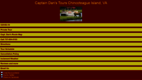 What Captaindanstours.com website looked like in 2020 (3 years ago)