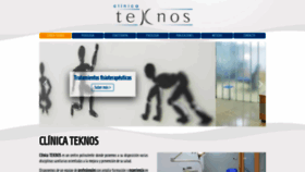 What Clinicateknos.es website looked like in 2020 (3 years ago)