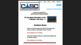 What Casmuseum.org website looked like in 2020 (3 years ago)