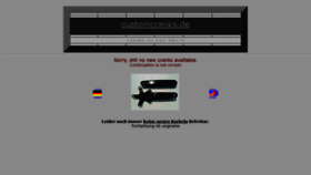 What Customcranks.de website looked like in 2020 (3 years ago)