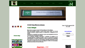 What Ceipjuanherreraalcausa.es website looked like in 2020 (3 years ago)