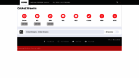 What Cricketstreams.cc website looked like in 2020 (4 years ago)