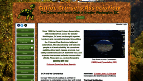 What Canoecruisers.org website looked like in 2020 (3 years ago)