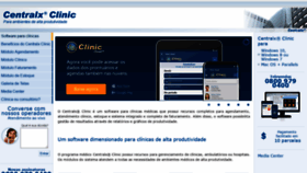 What Centralxclinic.com.br website looked like in 2020 (3 years ago)