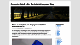 What Computerclub-2.de website looked like in 2020 (3 years ago)