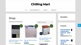 What Chillingmart.com website looked like in 2020 (3 years ago)