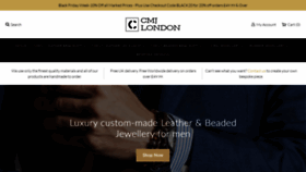 What Cmjlondon.co.uk website looked like in 2020 (3 years ago)