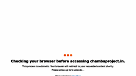 What Chambaproject.in website looked like in 2020 (3 years ago)