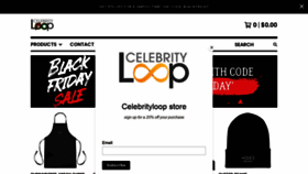 What Celebrityloop.com website looked like in 2020 (3 years ago)