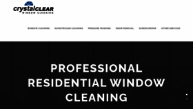 What Crystalclearwindowcleaning.ca website looked like in 2020 (3 years ago)