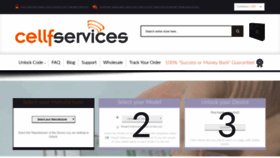 What Cellfservices.com website looked like in 2020 (3 years ago)