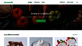 What Cookidoo.mx website looked like in 2020 (5 years ago)