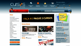 What Cursos24horas.com.br website looked like in 2020 (3 years ago)
