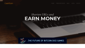 What Cashearn.cc website looked like in 2020 (3 years ago)