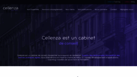 What Cellenza.com website looked like in 2020 (3 years ago)