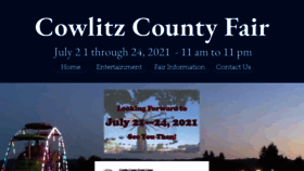 What Cowlitzcountyfair.com website looked like in 2020 (3 years ago)