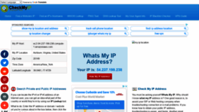 What Checkmyip.com website looked like in 2020 (3 years ago)