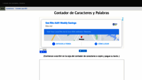 What Contadordecaracteres.com website looked like in 2020 (3 years ago)