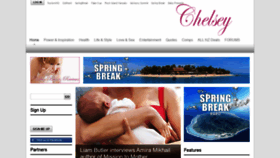 What Chelsey.co.nz website looked like in 2020 (3 years ago)