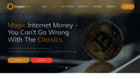 What Cryptofree.casa website looked like in 2020 (3 years ago)