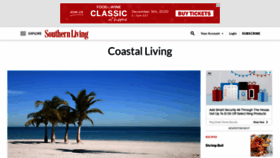 What Coastalliving.com website looked like in 2020 (3 years ago)
