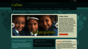 What Colegiocalima.edu.co website looked like in 2020 (3 years ago)