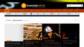 What Cryptodaily.online website looked like in 2020 (3 years ago)